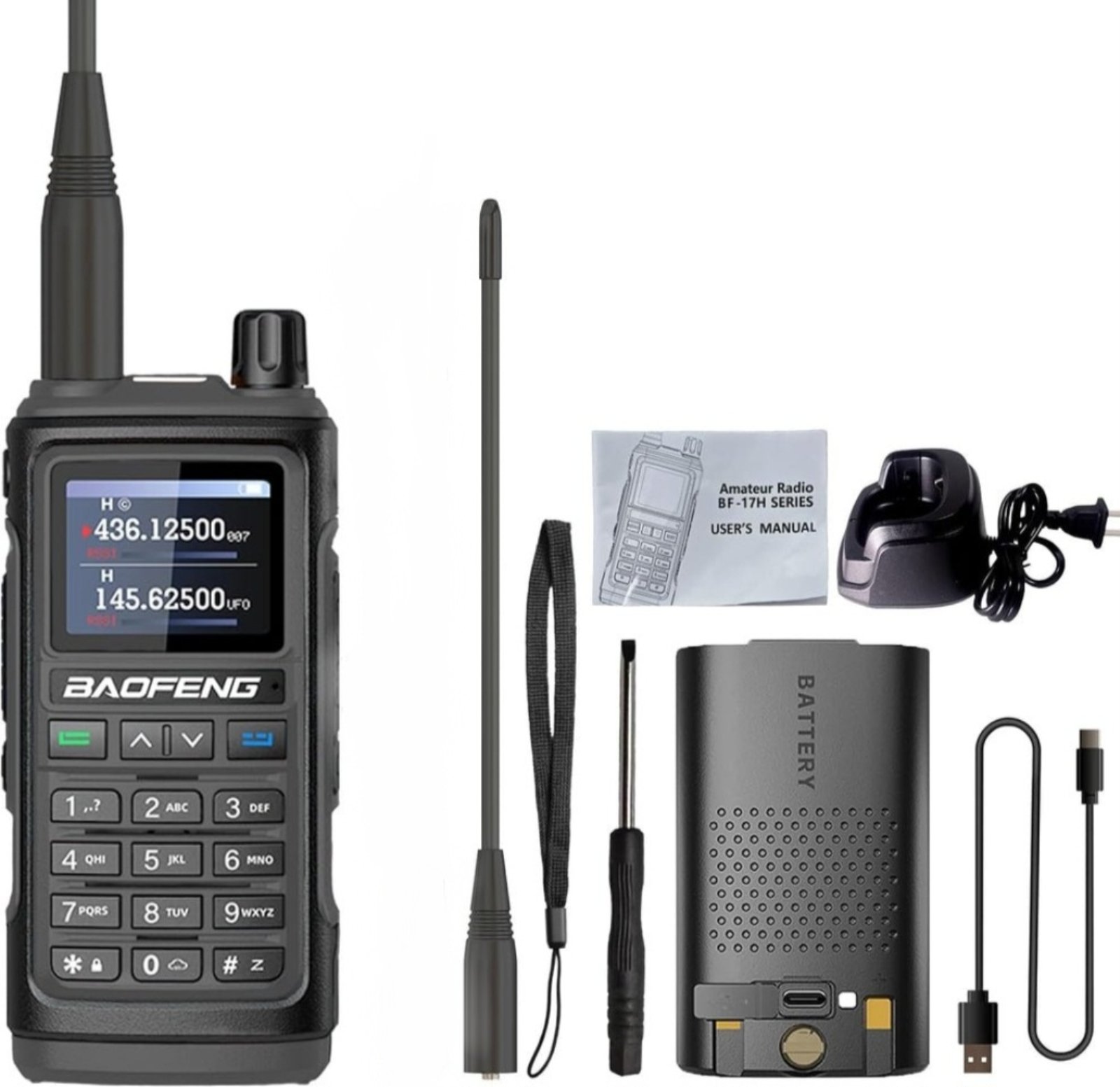 BAOFENG 17H GPS – Višenamenska PMR/VHF/UHF radio stanica sa GPS-om - Slika 2