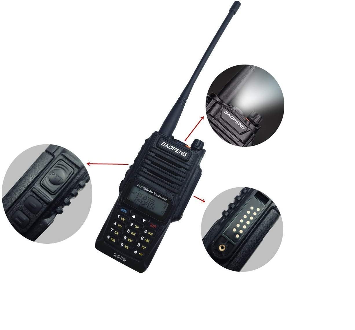 Radio Stanica Baofeng UV-9R (vodootporna) - Slika 5