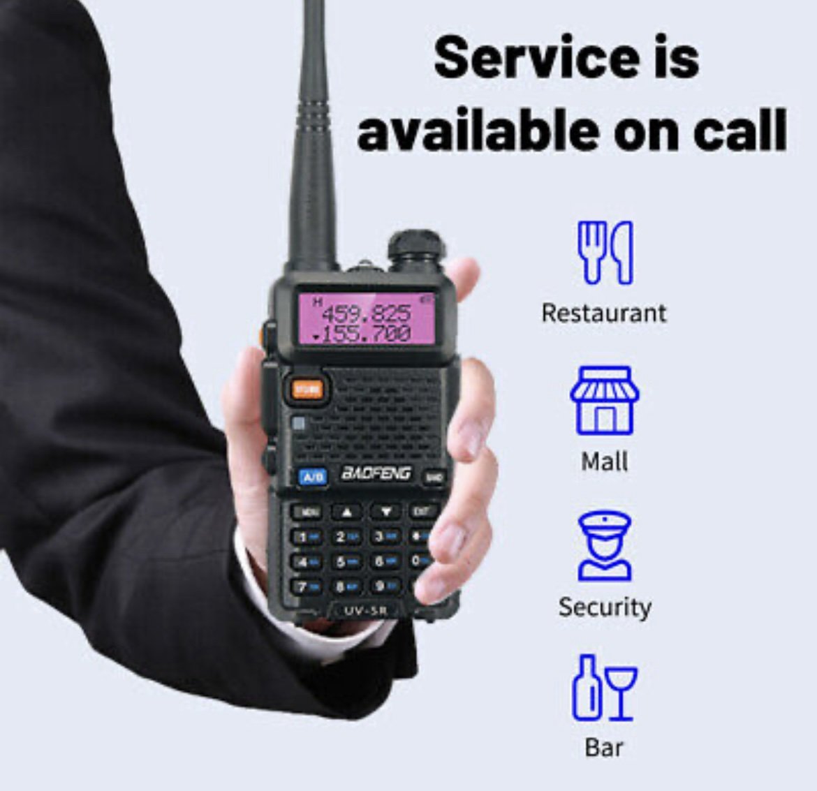 Baofeng UV-5R Plus radio stanica za skeniranje kanala i SC-REV podešavanje