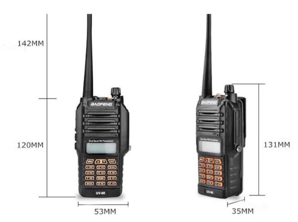 Baofeng UV-9R radio stanica za VOX podešavanje osetljivosti