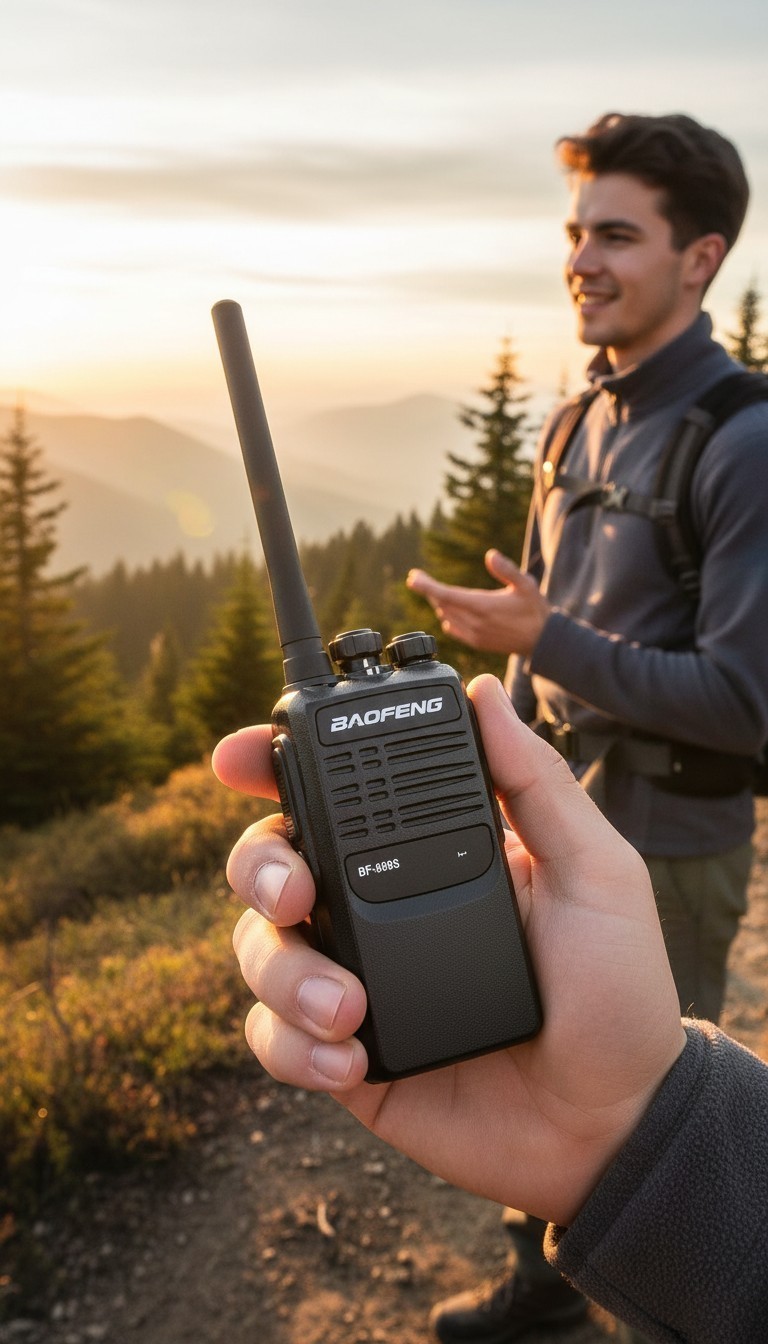 Baofeng BF-001 8W UHF radio stanica – USB-C, 16 kanala