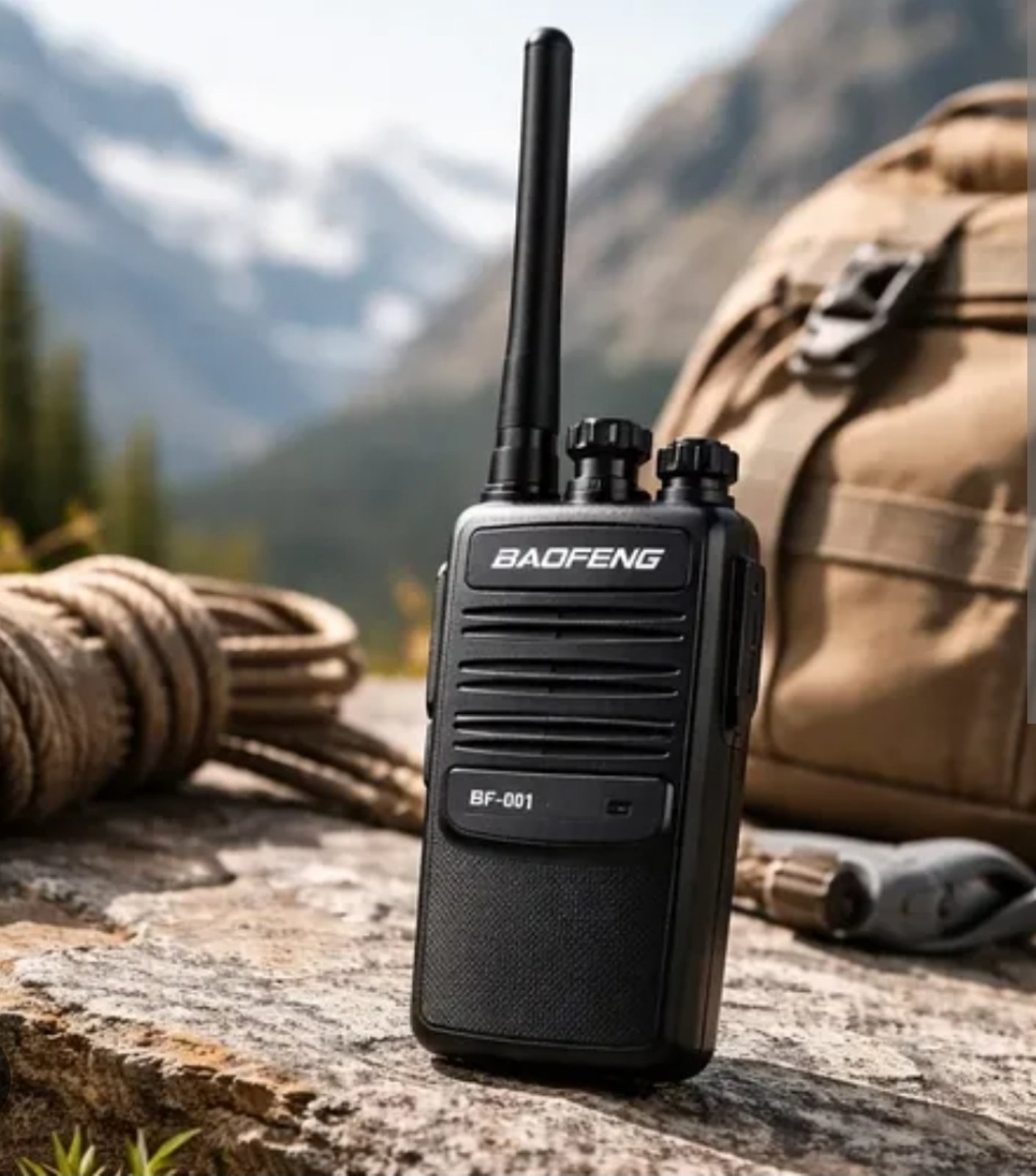 Baofeng BF-001 8W UHF radio stanica – USB-C, 16 kanala - Slika 2